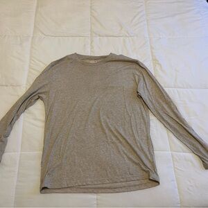 Sand Color T-Shirt Men's Size Large Tan Long Sleeve